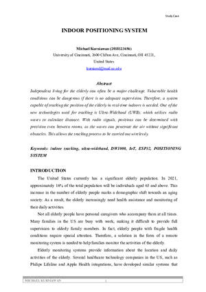 Indoor Positioning System
