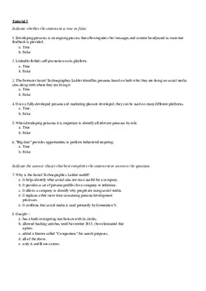 Tutorial 3 Assignment Social Media Marketing