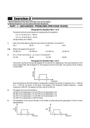 Sound Waves Exercise -3
