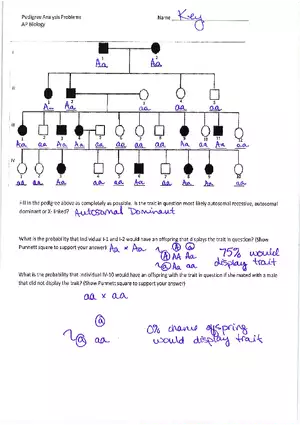 Pedigree Analysis Problems