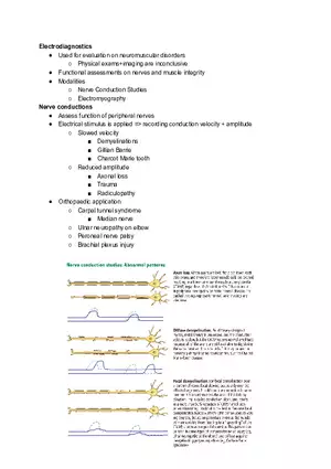 Electrodiagnostics - Nerve Conductions