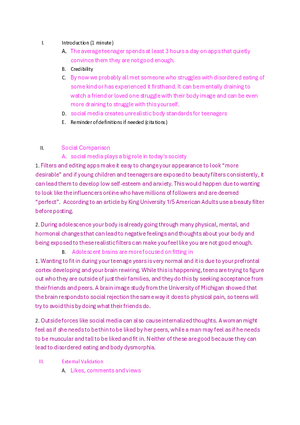 Social Comparison Final Draft