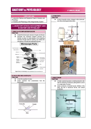 Anatomy & Physiology Lab - Prelims