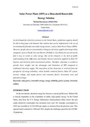 Solar Power Plant (SPP)