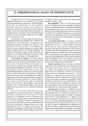 8. Chromosomal Basis of Inheritance