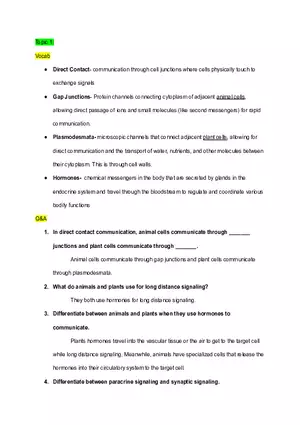 Unit 4 AP Bio Study Guide