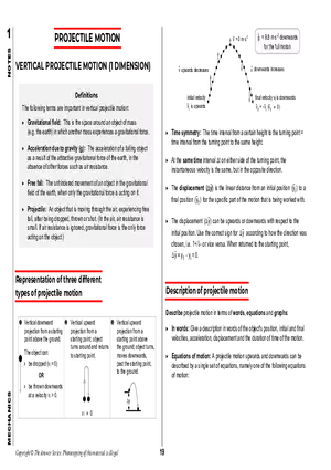 Vertical Projectile Motion