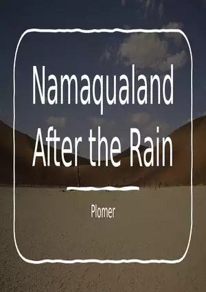 Namaqualand - After the Rain Analysis