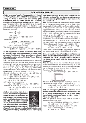 Elasticity Solved Example