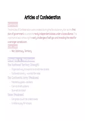 Articles of Confederation