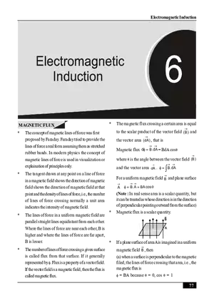 Electromagnetic Induction Study Guide