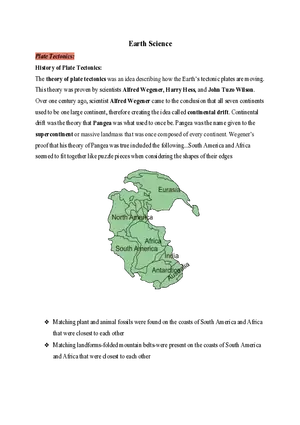 8th Grade Earth Science