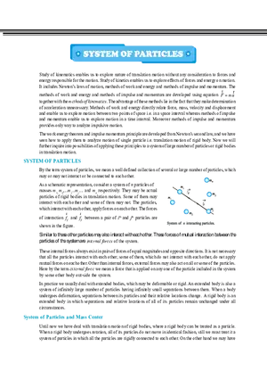 Centre of Mass & Collisions System of Practicles