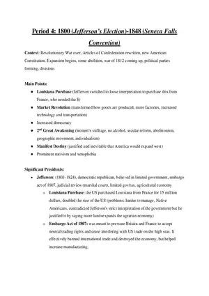 AP US History Period 4