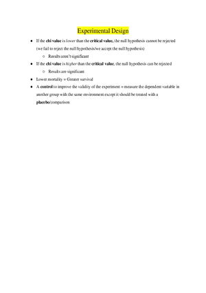 AP Biology Experimental Design