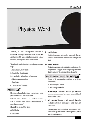 Physical Word