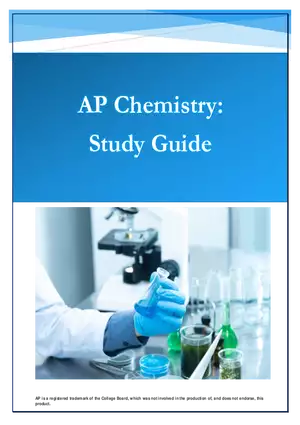 AP Chemistry: Study Guide