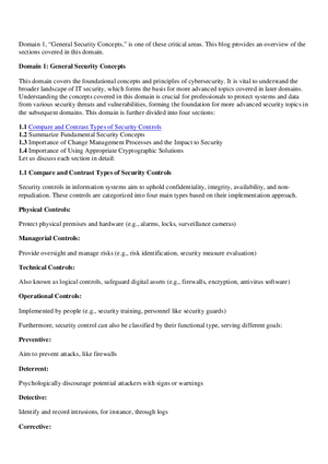 Domain 1: General Security Concepts