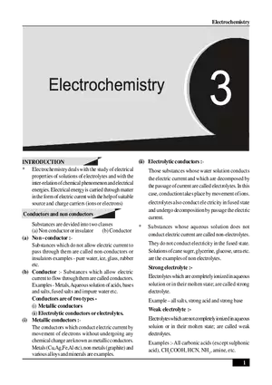Electrochemistry Study Guide