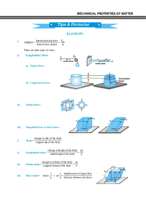 Tips & Formulas Elasticity