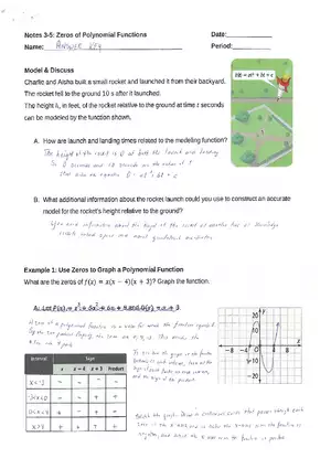 Zeros of Polynomial Functions