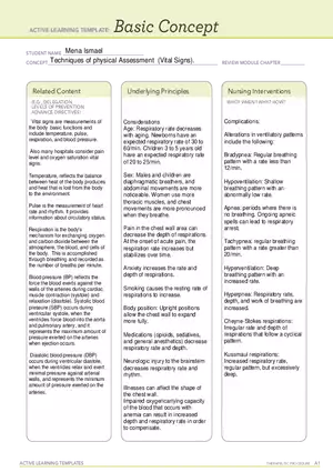 Techniques Of Physical Assessment (Vital Signs)