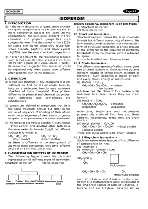 Isomerism Notes