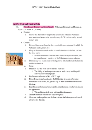 AP Art History Unit 7 West and Central Asia