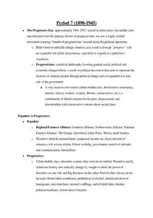 AP US History Period 7