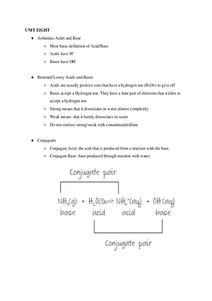IB SL Chemistry Unit 8