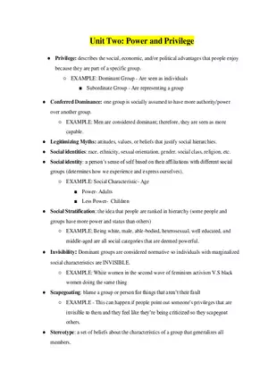 Women’s Psychology Unit 2