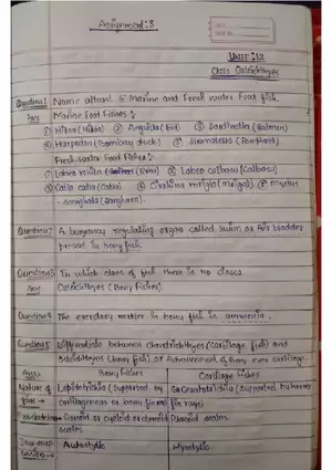Assignment 3: Bony Fish