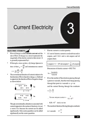 Current Electricity