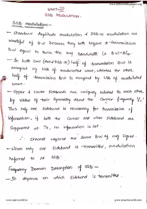 AC - 3 Unit SSB Modulation