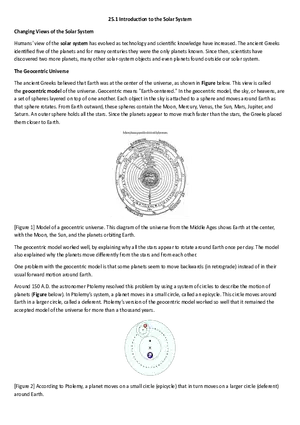 25.1 Introduction to the Solar System