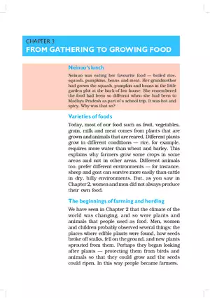 From Gathering to Growing Food