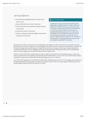 Engage Peds: Infants - 1 Month to 1 Year