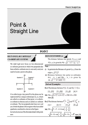 Point & Straight Line (Point)