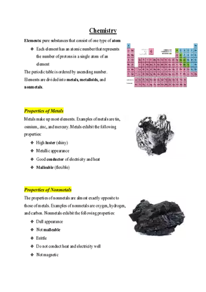 General Chemistry Notes