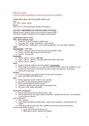 Chapter 4: The  Carbohydrates