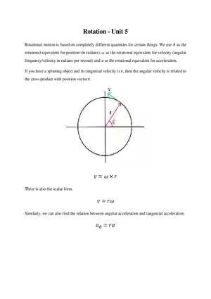Rotation - Unit 5