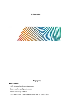 6. Fingerprints