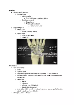 Osteocology on Wrist