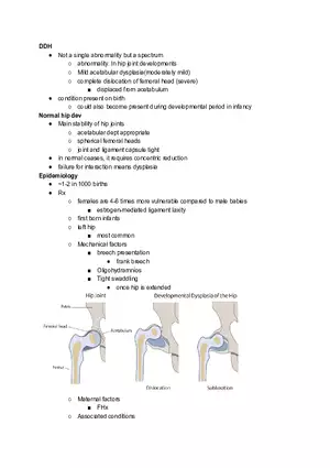 Developmental Dysplasia of the Hip