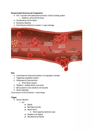Disseminated Intravascular Coagulation