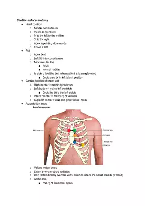 Cardiac Surface Anatomy