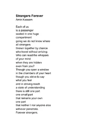 About the Poet: Amin Kassam