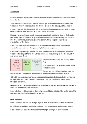 Lecture 10 - Absorption
