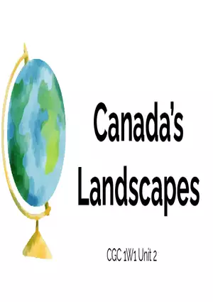 Canada's Landscapes