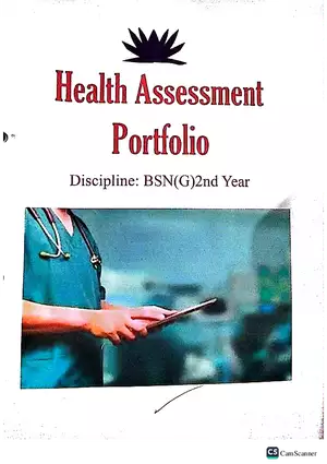Health Assessment Portfolio